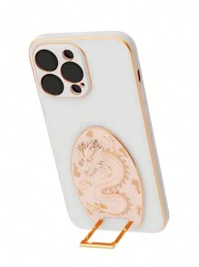 1pc Mobile Phone Retractable Phone Holder - Pink - View 6