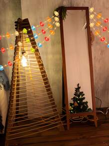 1pc 2m/6.5ft Easter Theme Colorful Egg Pattern String Light With 20 Led Lights - Yellow - View 3