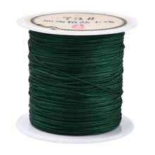 1 Rollos De Cerca De 40 Metros De Alambre Trenzado De Jade De Nailon No. 73 De 0.06 Cm Y Cuerda De Cuentas Adecuados Para Brazaletes Y Collares Diy, Fabricación De Joyas Trenzadas De Joyas