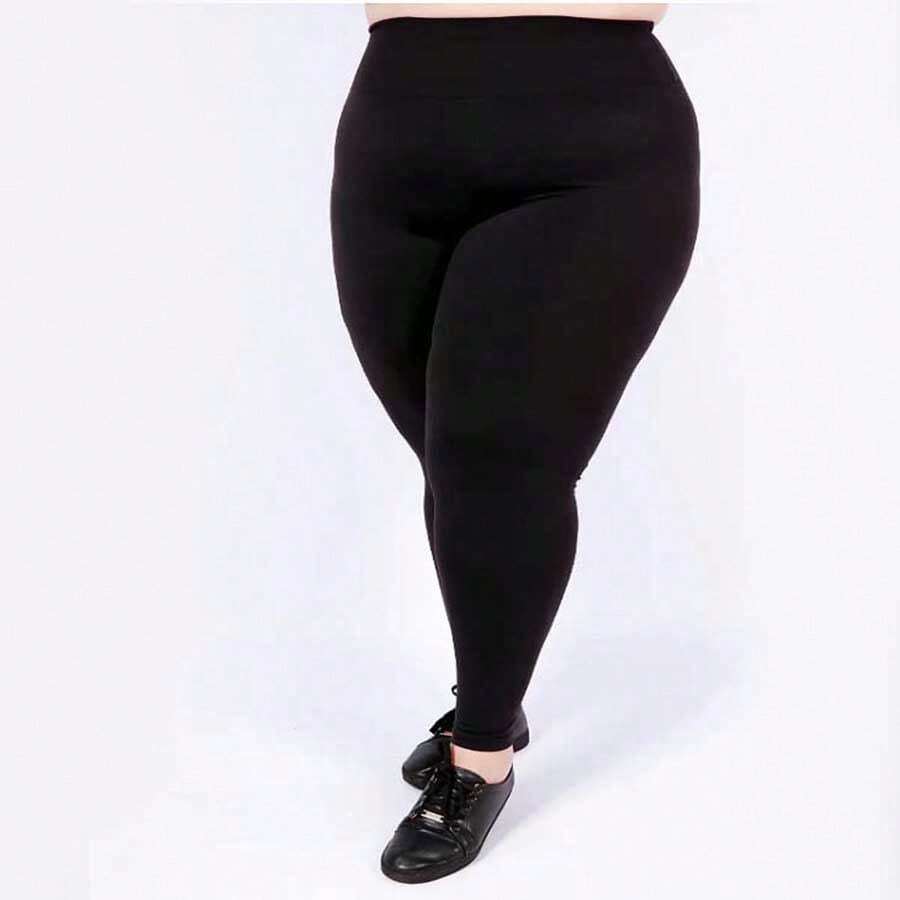 Plus Size Sports Sets - 黑色 - 查看 1