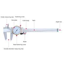 1入組雙向防震刻度卡尺及測量工具 - 銀色 - 查看 3