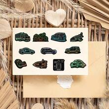 50入組/包霓虹繪畫防水diy創意塗鴉貼紙,適用於筆記本電腦手機殼吉他滑板玻璃瓶杠安全帽雪板行李箱冰箱門窗家庭塗鴉裝飾貼紙 - 彩色 - 查看 4