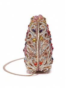 Crystal Bag Designer Women's Handmade Rhinestone Embellished Evening Clutch Bag - Multicolor - View 3
