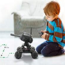 VANLINNY Robot Kits,RC Tank,3-In-1 Fast DIY Remote Control Car With 10 Mph 360 Degree Drifting,Science Kits,Programmable/Rechargeable,Best Birthday Gifts. - Black - View 2