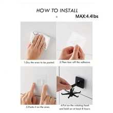 1pc Universal Rotating Hook, Multi-Purpose 360 Degrees Rotatable 6-Claw Rack Organizer, Self Adhesive Bath Towel Rack, Kitchenware Storage Hanger Accessories, Wall Mount Utensils Rack, Home Kitchen Supplies - 1Pc - View 11