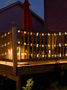 1 Luz De Alambre De Cobre Temática De Conejo Y Zanahorias - Amarillo - Ver 3