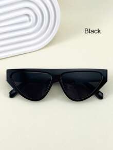 1pc Men's Triangle Personalized Cool Fashion Glasses For Parties, Shows, - Multicolor - View 2