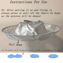 Áo choàng cắt tóc hình ô cho người lớn, váy cắt tóc tại nhà di động có thể gấp gọn, dụng cụ làm tóc, sản phẩm và phụ kiện tóc cho tiệm cắt tóc, đồ dùng làm đẹp thiết yếu khi đi du lịch, trở lại trường, đồ dùng thiết yếu khi đi du lịch, phụ kiện tóc cho phụ nữ - Màu Xám nhạt - Xem 2