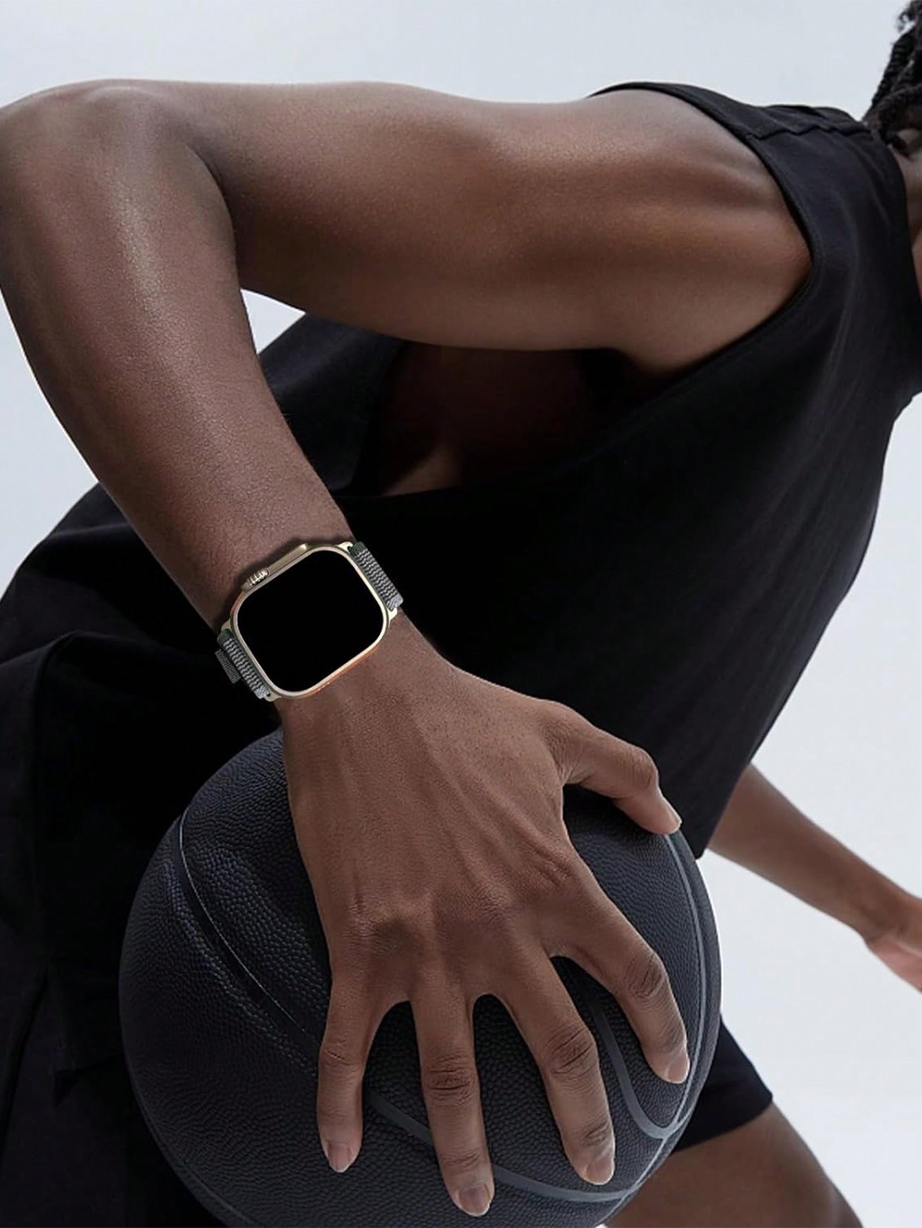 1 حزام ساعة متوافق مع ساعة آبل للرجال والنساء، ريا...