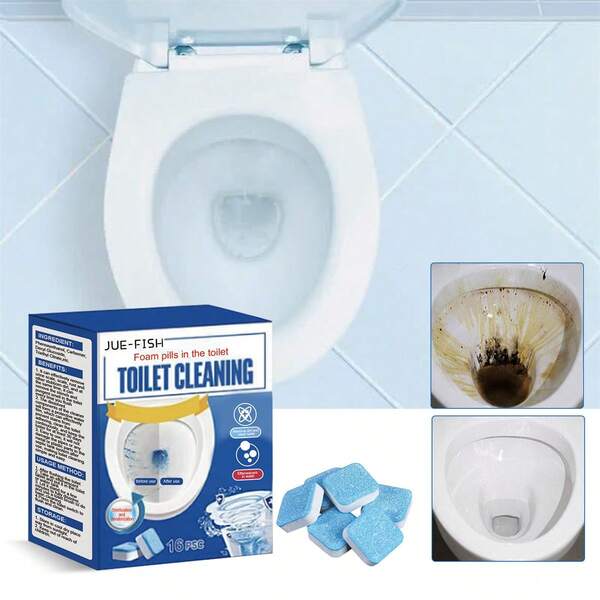 1pc Toilet Bowl Effervescent Tablets Clean And Remove Dirt And Urine