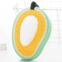 1pc Fruit Shaped Random Cleaning Sponge Suitable For Kitchen - Multicolor - View 3