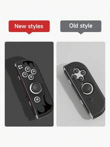 1pc Black Flame Pattern Tpu Protective Case Compatible With Switch/Oled/Lite - Multicolor - View 7