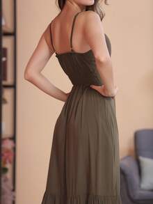 Women Dresses - Army Green - View 5