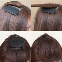 2pcs Hair Puff, Sponge Hair Pads, Invisible Hair Volume, Hair Accessory Tool, Suitable For Daily Use By Women - Brown - View 6