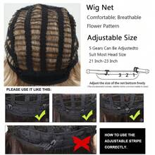 Tóc giả dệt tổng hợp Tóc giả Mái - màu nâu - Xem 10