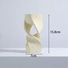 Modern And Stylish Home Creative Aroma Burner With Decorative Design, Can Also Be Used As A Candle Holder. - Beige - View 2