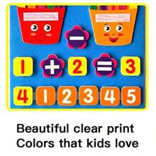 Boost Your Toddler's Math Skills With Felt Pencil Numbers Math Kids Toys!Boys Girls Learn Mathematics Education Toy Games