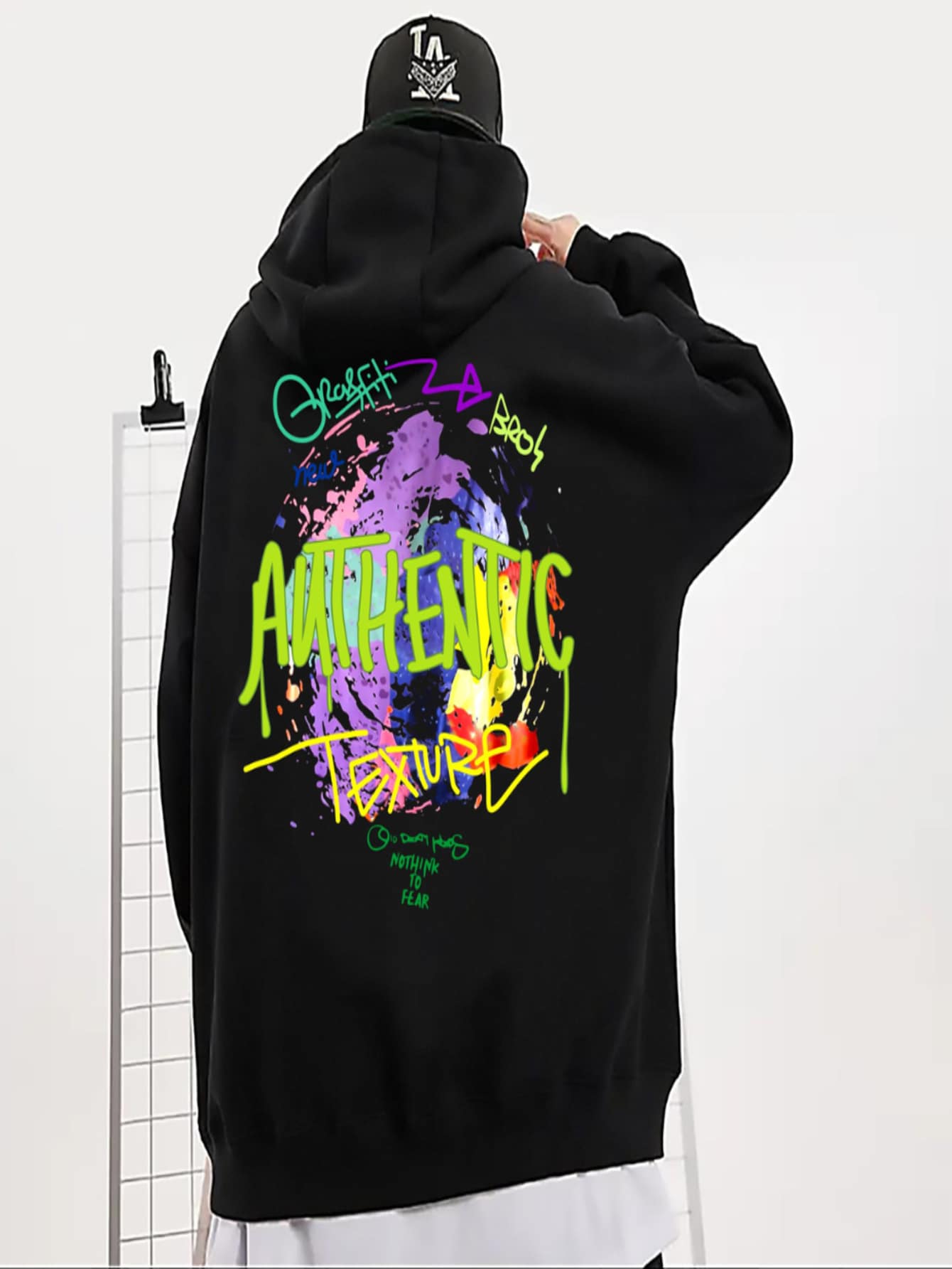 Men Hoodies - màu đen - Xem 1