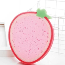 1pc Fruit Shaped Random Cleaning Sponge Suitable For Kitchen - Multicolor - View 2