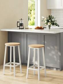 VASAGLE Kitchen Chairs - Blanco - Ver 2