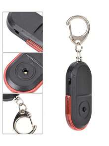 2入組小型鑰匙查找器,防丟失無線物品追蹤器,感應範圍8-10米哨聲控制報警器,帶led燈,可用於尋找鑰匙、錢包等 - 綠色 - 查看 6