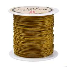 1 Rollos De Cerca De 40 Metros De Alambre Trenzado De Jade De Nailon No. 73 De 0.06 Cm Y Cuerda De Cuentas Adecuados Para Brazaletes Y Collares Diy, Fabricación De Joyas Trenzadas De Joyas