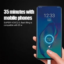 65W Type C Cable For Realme C35 6 7 8i 8 9 Pro GT 2 Neo 3T Phone VOOC Super Fast Charger Cable Compatible With OPPO Reno4 Z A94 5G - White - View 2