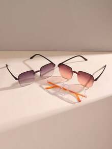 3對男士時尚方形眼鏡