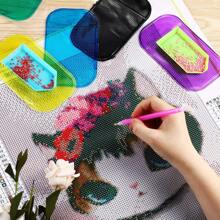 6pcs Anti-Skid Diamond Painting Sticky Tools, Sticky Gel Pads, 5.6 X 3.3 Inches Universal Anti-Skid Mat For Tray, 5d Diamond Embroidery Accessories Suitable For Children Or Adults - Multicolor - View 6