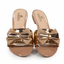 Women Flat Sandals - Vàng - Xem 4