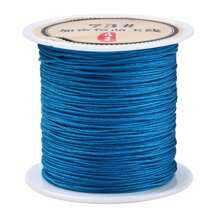 1 Rollos De Cerca De 40 Metros De Alambre Trenzado De Jade De Nailon No. 73 De 0.06 Cm Y Cuerda De Cuentas Adecuados Para Brazaletes Y Collares Diy, Fabricación De Joyas Trenzadas De Joyas