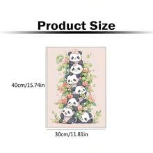 1 Set Paint By Number Animal Acrylic,Paint By Number Oil Painting Kits For Adults,Canvas Paint By Numbers For Adults,Paint By Number Adult Kit,30*40cm,Without Frame - Frameless-e - View 2