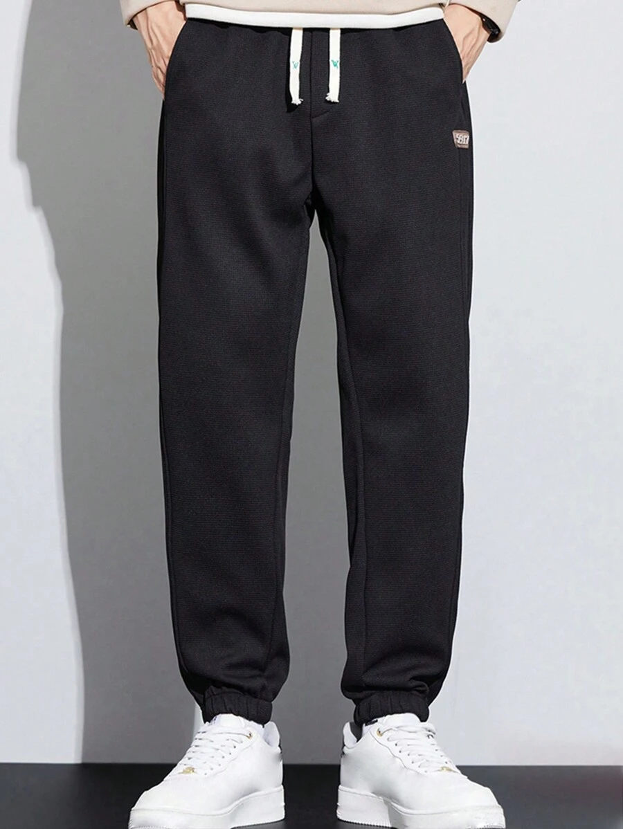 新款男士jogger褲,秋冬寬鬆細縮汗褲,休閒品牌運動服