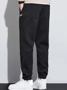 新款男士jogger褲,秋冬寬鬆細縮汗褲,休閒品牌運動服