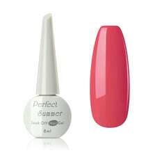 Perfect Summer 8ml 吉利亮光凝膠指甲油 粉紅色/紅色/紫色 浸泡式 超聲波除彩 指甲藝術設計 女性禮物 - 珊瑚粉 - 查看 2
