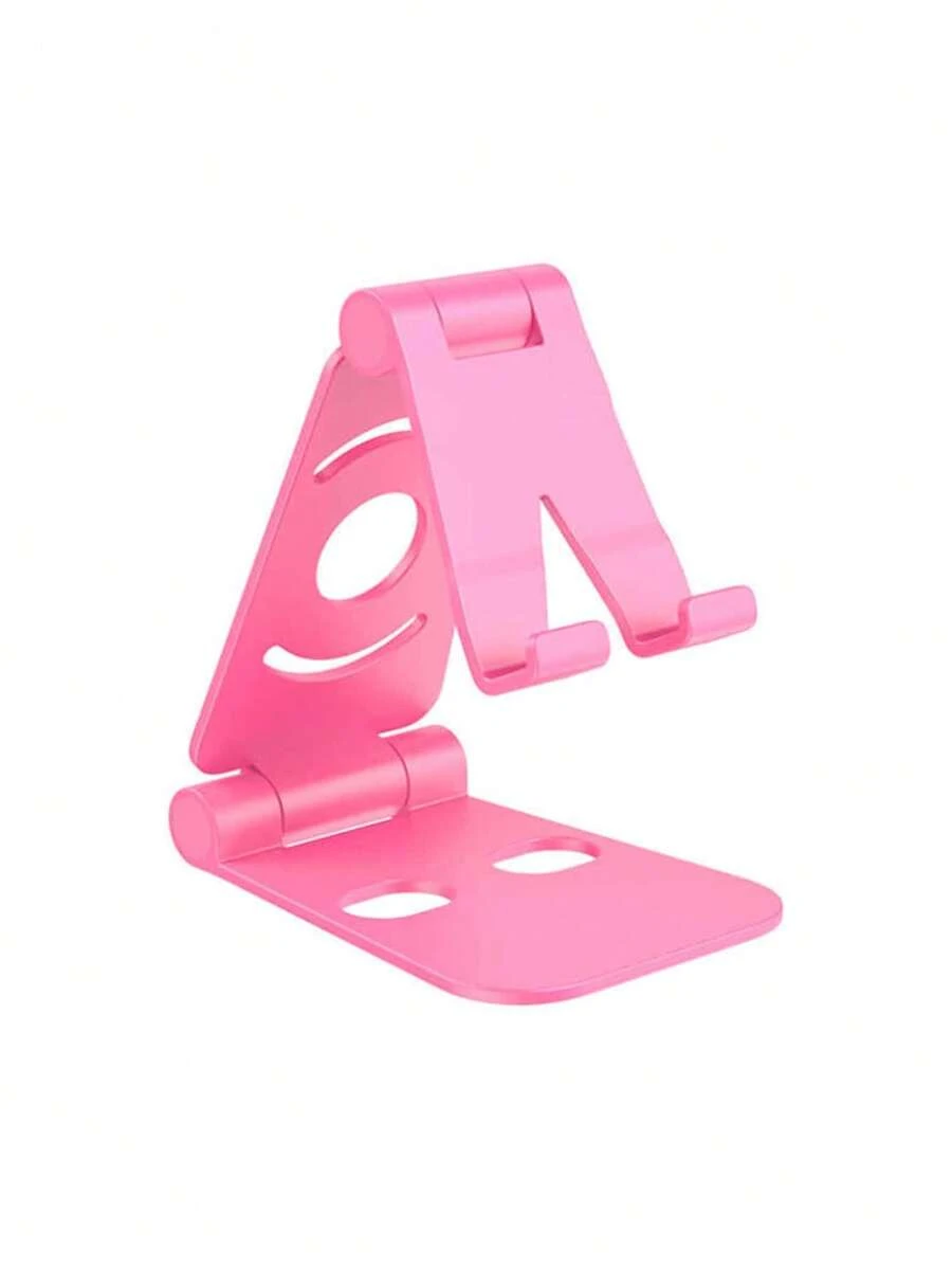 1入組多功能可折疊桌面手機支架 - 粉色 - 查看 1