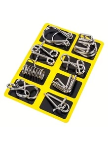 8 件成人益智遊戲,腦筋急轉彎益智遊戲可釋放壓力並促進大腦功能 - 藍色 - 查看 3