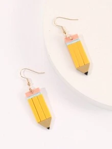 Pencil Drop Earrings - Multicolor - View 10
