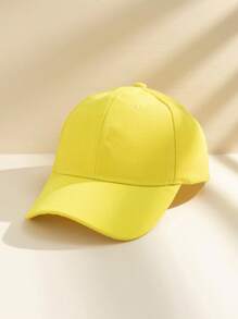 1 stuk Unisex Eenkleurig & Klassiek ontwerp Casual Petten Geschikt Voor Buitenactiviteiten En Feest , Dagelijkse slijtage