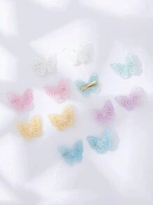 12 cái Hình bướm Kẹp tóc Đối với Trẻ em - Nhiều màu - Xem 3