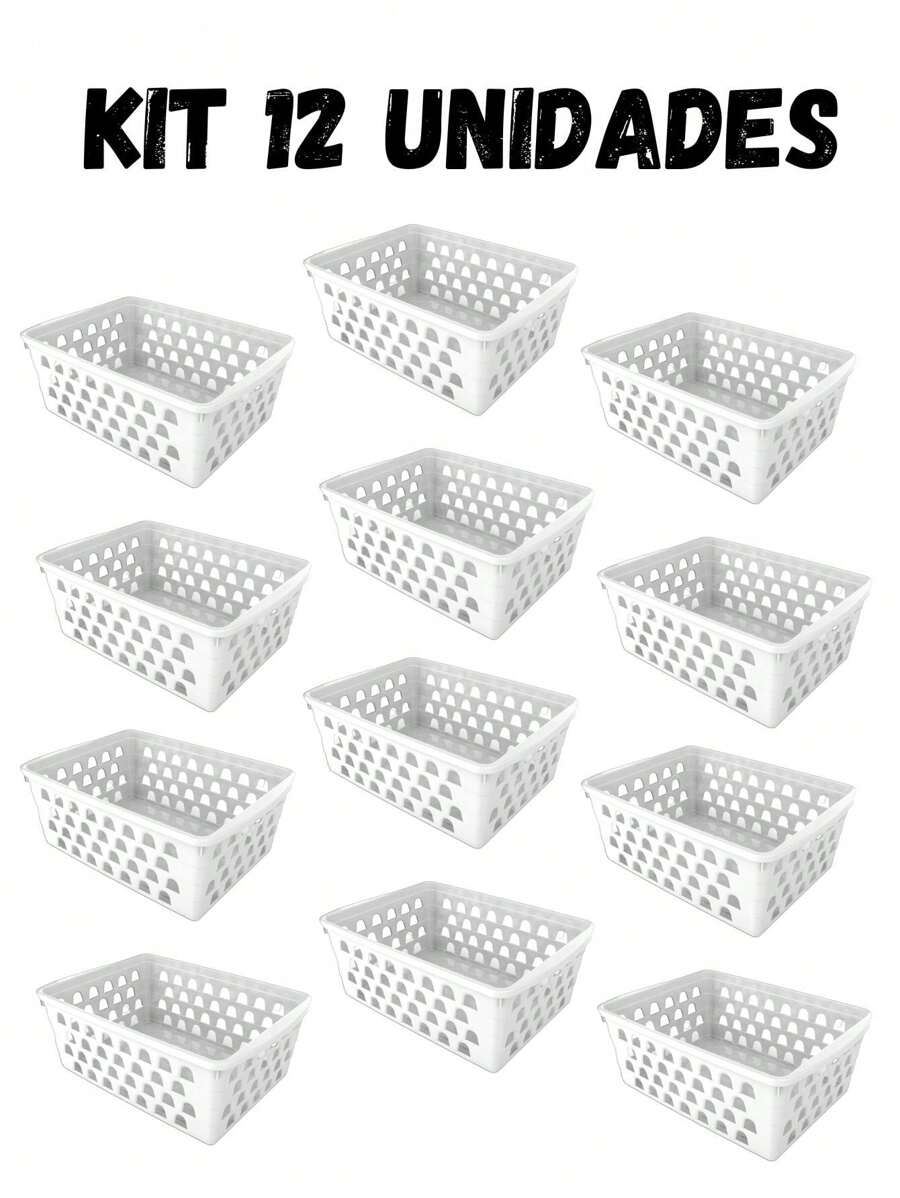 Storage And Organizer Bins - White - View 1