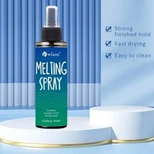 owlam 蕾絲融合噴霧和可固定噴霧(4.06盎司),針對蕾絲假髮的極端固定融合噴霧,無需膠水,強力保持自然髮型,快速乾燥,假髮融合噴霧及假髮粘合劑 - 120ml - 查看 2