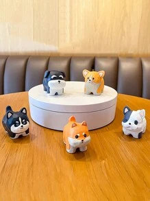 1pc, Mini Cute Dogs, Cartoon Dogs DIY, Micro Landscape Resin Ornaments, Toy House Decoration, Desktop Decor, Home Decor (Due To Lighting, Please Allow For Slight Differences In Color. Please Refer To The Dimension Diagram For The Actual Color) - Multicolor - View 1