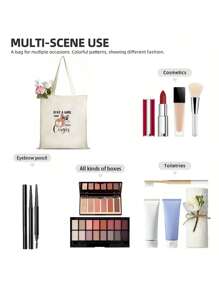 '短腿'印花袋,阿姨肩背袋,女士化妝袋,阿姨禮物,姪子姪女阿姨禮物,最佳阿姨禮物,好玩有趣的阿姨朋友禮物,姐妹生日退休禮物,個性化女士手提袋,適合送給老師、伴娘,適合送生日禮物,禮物套裝給朋友 - 米色 - 查看 2