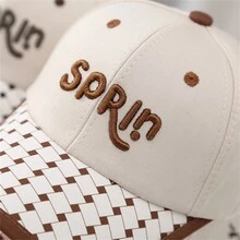 1頂兒童棒球帽，全季適用，適合戶外活動、運動、徒步旅行、日常穿著等 - 棕色 - 查看 3