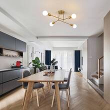 復古4燈e27底座金色天花板燈,適用於客廳臥室餐廳辦公室 - 金色 - 查看 6