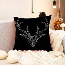 1入抽象現代幾何圖案裝飾枕套,多色可選,適用於家居裝飾、沙發、客廳、辦公室和臥室 - 彩色 - 查看 5