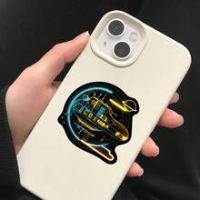 50入組霓虹繪畫防水diy創意貼紙玩具,適用於筆記型電腦、桌上型電腦、手機、平板電腦、吉他、杯子、旅行包、摩托車、汽車裝飾貼紙,是完美的禮物 - 彩色 - 查看 7