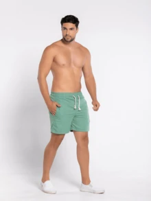 Men Beach Shorts - màu xanh lá - Xem 1