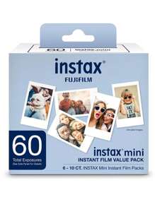 Instax Mini Instant Film, 60 Exposures, Camera Film - Blue - View 2